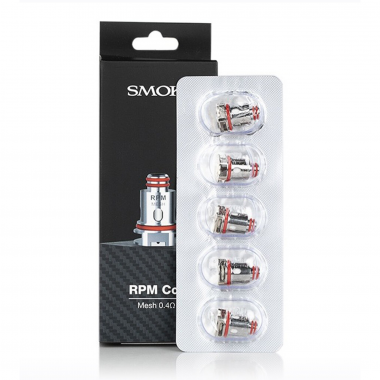 Smok RPM Coil Mesh 0.4ohm yedek atomizer başlıkları paketli.