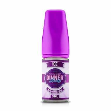 Dinner Lady Black Orange Crush Salt Likit ICE 30ml mor kapaklı şişe.