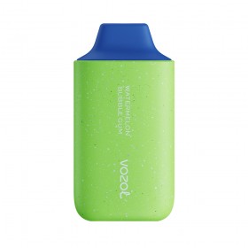 Vozol Star 6000 Watermelon Bubble Gum tek kullanımlık pod, yeşil.