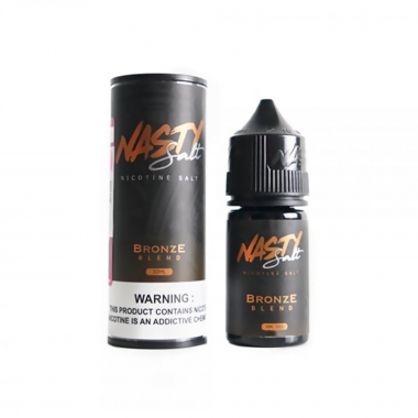 Nasty Salt Bronze Blend Salt Likit 30ml Siyah Ambalaj