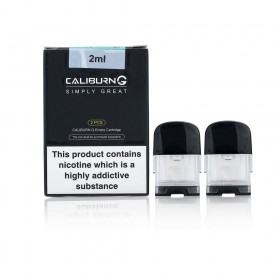 Uwell Caliburn G 2ml Kartuş (2 Adet), Siyah Uçlu Coil