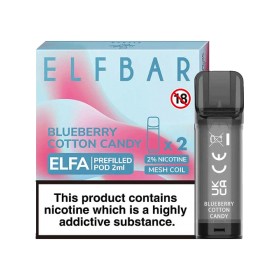 Elf Bar Elfa Blueberry Cotton Candy Pod Kartuş Elf Bar Elfa Blueberry Cotton Candy Pod Kartuş