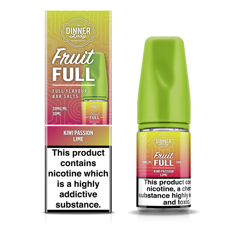 Dinner Lady Fruit Full Kiwi Passion Lime Salt Likit 20mg 30ml