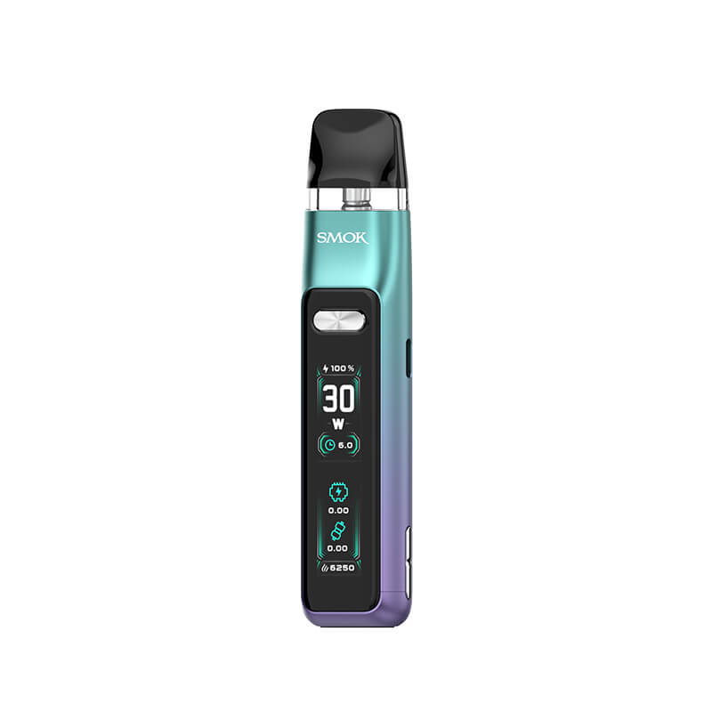 Smok Novo GT Pod Mod Mavi Mor renkli, dijital ekranlı elektronik sigara