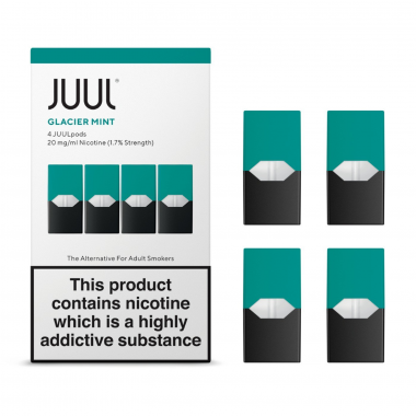 Juul Glacier Mint 1.7% Nikotin İçerikli 4'lü Pod Kartuş Paketi